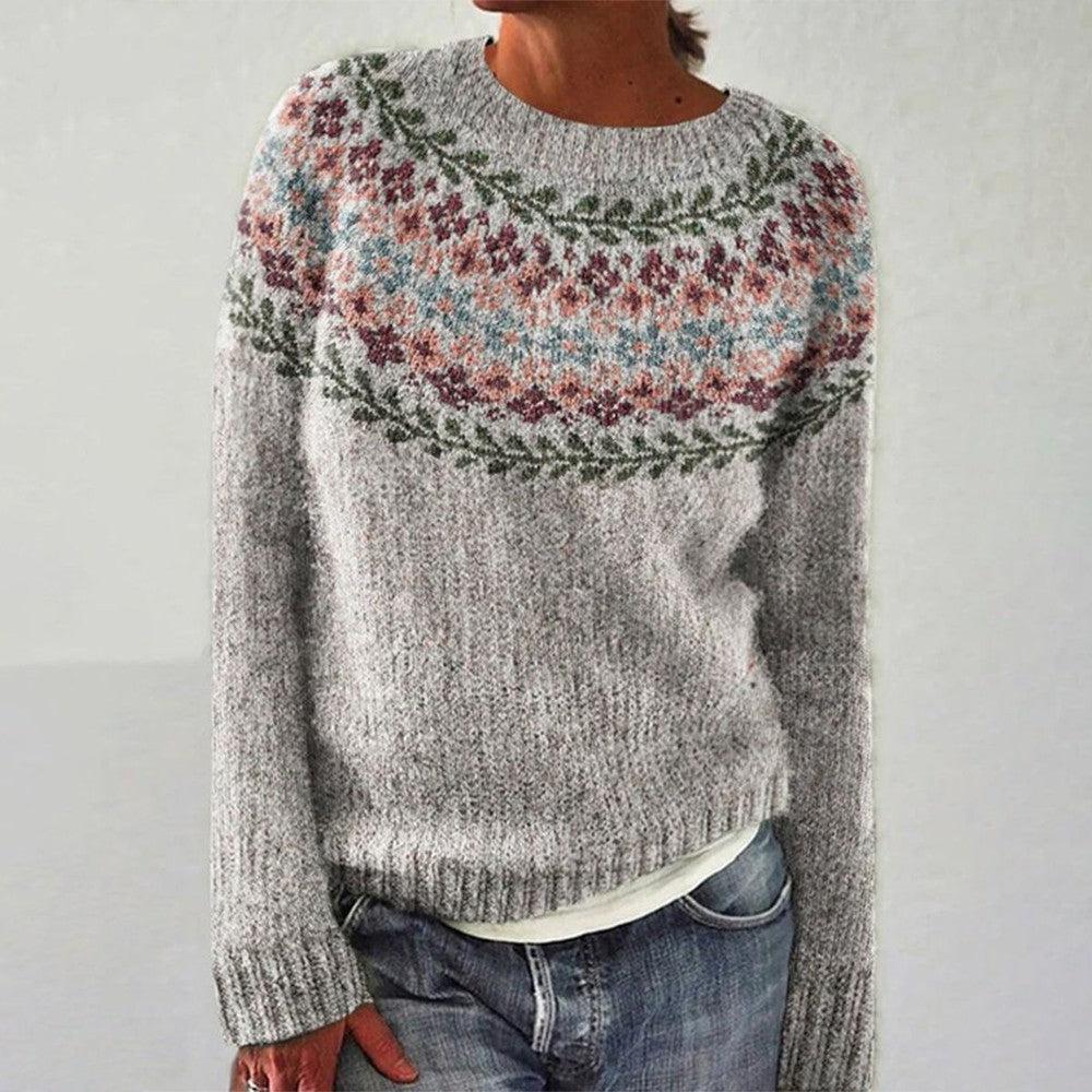 Wiesława – Sweter Retro w Stylu Północy
