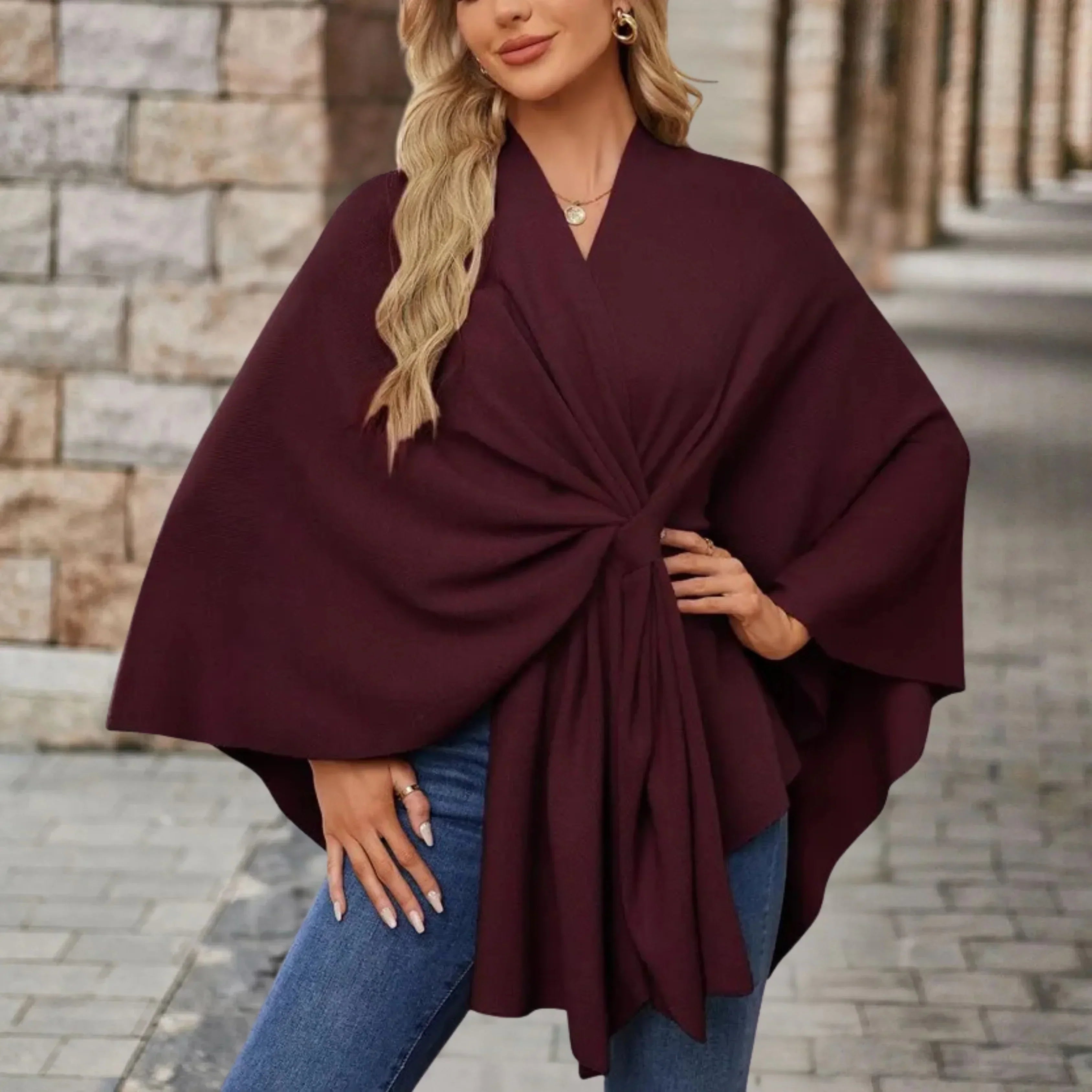 Celina – Eleganckie Poncho