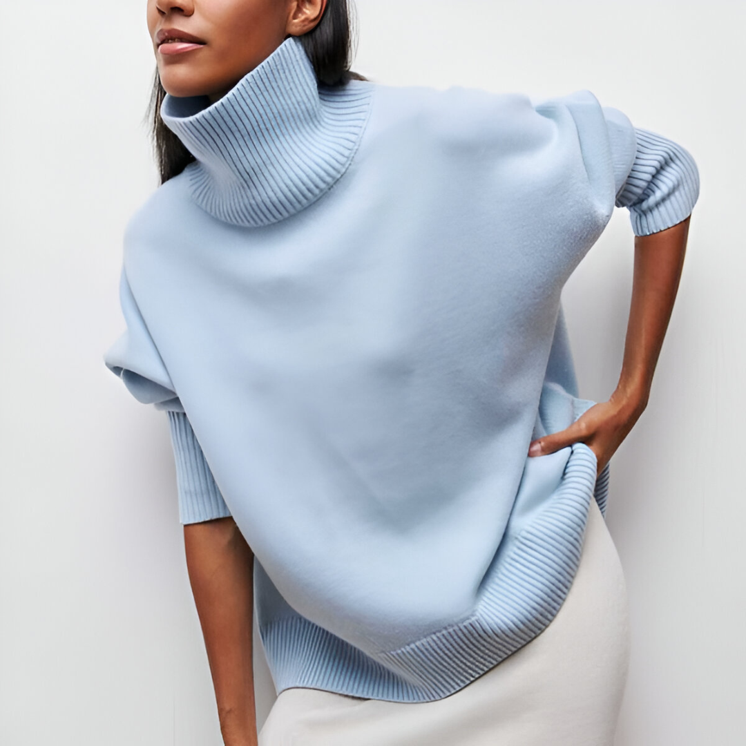 Kazimiera - Elegancki Sweter z Golfem