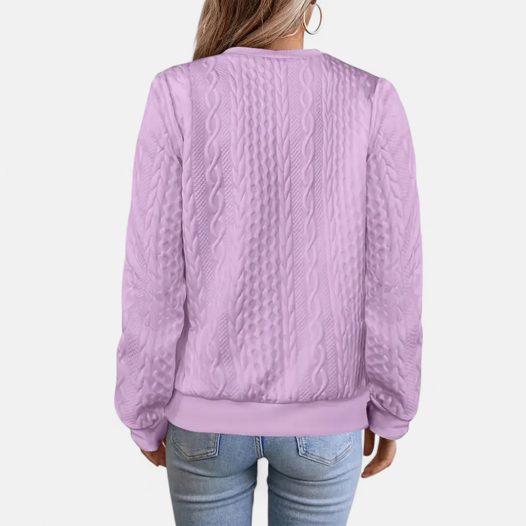 Danuta - Kurtka Bomber z Teksturą