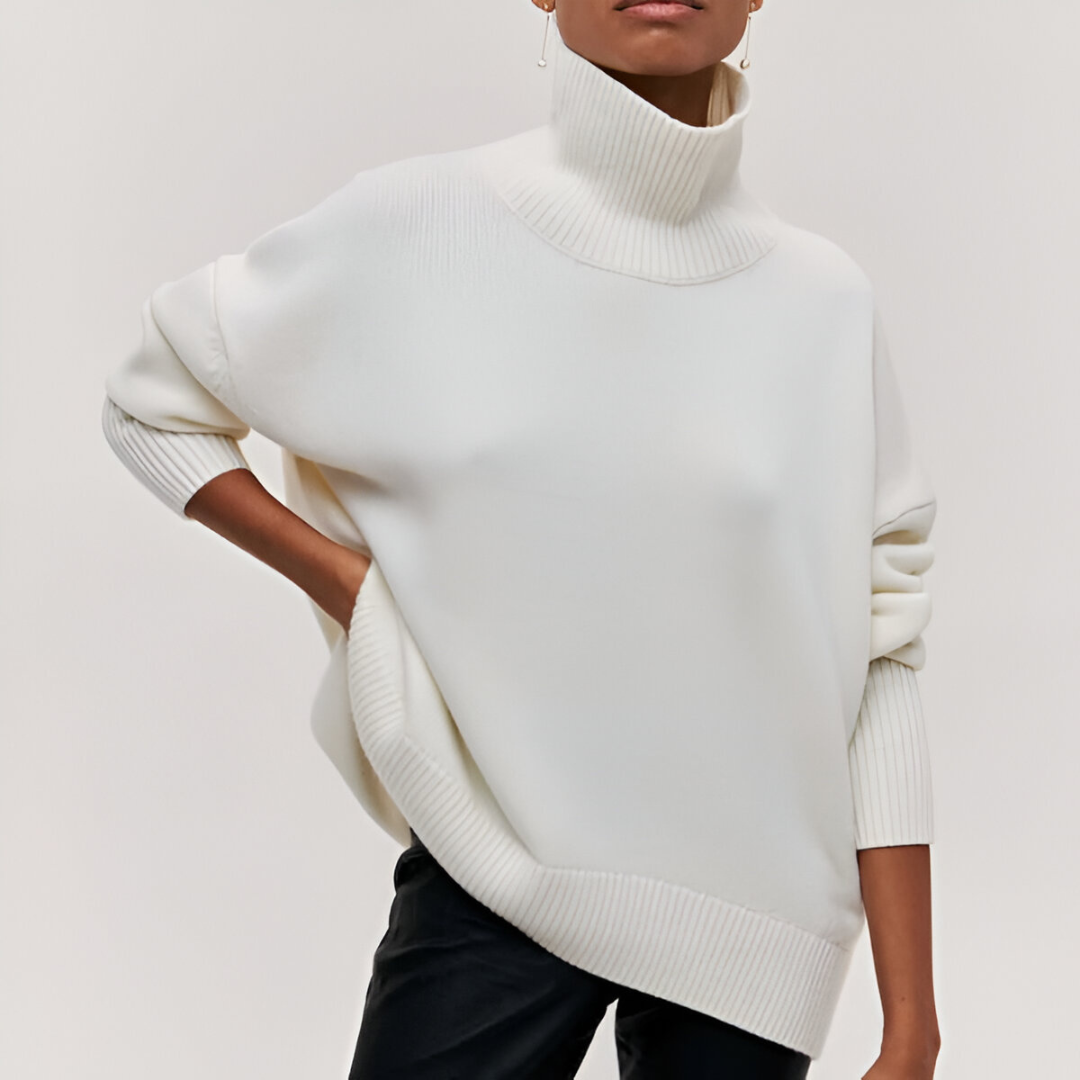 Kazimiera - Elegancki Sweter z Golfem