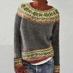 Henryka – Sweter Retro w Stylu Północy