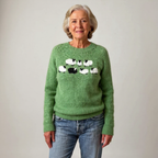 Jolanta – Sweter Retro w Stylu Północy