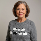 Alina – Sweter Retro w Stylu Północy